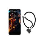 kilifland General Mobile Gm 9 Pro ile Uyumlu Kılıf Ipli Boyun Askılı Desenli Silikon Karga 1616