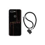 kilifland General Mobile Gm 9 Pro ile Uyumlu Kılıf Ipli Boyun Askılı Desenli Silikon Meow 1657
