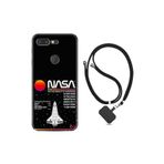 kilifland General Mobile Gm 9 Pro ile Uyumlu Kılıf Ipli Boyun Askılı Desenli Silikon Nasa 2 1407