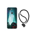 kilifland General Mobile Gm 9 Pro ile Uyumlu Kılıf Ipli Boyun Askılı Desenli Silikon Night Cars 1619