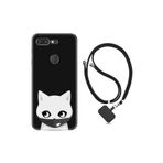 kilifland General Mobile Gm 9 Pro ile Uyumlu Kılıf Ipli Boyun Askılı Desenli Silikon Pandemi Cat 1729