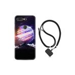 kilifland General Mobile Gm 9 Pro ile Uyumlu Kılıf Ipli Boyun Askılı Desenli Silikon Super Planet 1797