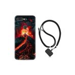 kilifland General Mobile Gm 9 Pro ile Uyumlu Kılıf Ipli Boyun Askılı Desenli Silikon Yanardağ 1611