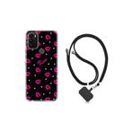 kilifland General Mobile Gm21 Plus ile Uyumlu Kılıf Desenli Silikon Boyun Askılı Kiss 1392