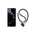 kilifland General Mobile Gm21 Pro ile Uyumlu Kılıf Resimli Desenli Silikon Boyun Askılı Mooons 1861