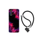 kilifland General Mobile Gm22 Pro ile Uyumlu Kılıf Silikon Desen Boyun Askılı Boyalar 1663