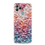 Kılıfland General Mobile GM22 Pro Kılıf, Boutique Baskılı, Renkli Kalpler, Multicolor