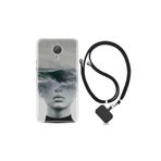 kilifland General Mobile Gm5 Plus ile Uyumlu Kılıf Desenli Silikon Boyun Askılı Anti Social Social Club 1361