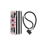 kilifland General Mobile Gm5 Plus ile Uyumlu Kılıf Desenli Silikon Boyun Askılı Flowers 4 1390