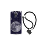 kilifland General Mobile Gm5 Plus ile Uyumlu Kılıf Desenli Silikon Boyun Askılı Moon Info 1424