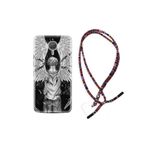 kilifland General Mobile Gm5 Plus ile Uyumlu Kılıf Rasta Ipli Boyun Askılı Desenli Silikon Angel 1883