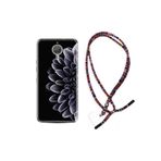 kilifland General Mobile Gm5 Plus ile Uyumlu Kılıf Rasta Ipli Boyun Askılı Desenli Silikon Çiçekler 1639