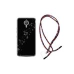 kilifland General Mobile Gm5 Plus ile Uyumlu Kılıf Rasta Ipli Boyun Askılı Desenli Silikon Planet 1620