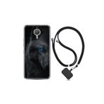 kilifland General Mobile Gm5 Plus ile Uyumlu Kılıf Resimli Desenli Silikon Boyun Askılı Dark Wolfs 1834