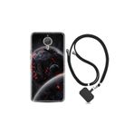 kilifland General Mobile Gm5 Plus ile Uyumlu Kılıf Resimli Desenli Silikon Boyun Askılı Dark World 1867