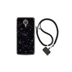 kilifland General Mobile Gm5 Plus ile Uyumlu Kılıf Resimli Desenli Silikon Boyun Askılı Galaxy Yunus Göz 1860