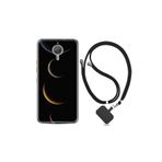 kilifland General Mobile Gm5 Plus ile Uyumlu Kılıf Resimli Desenli Silikon Boyun Askılı Gezegenler 1901