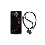 kilifland General Mobile Gm5 Plus ile Uyumlu Kılıf Resimli Desenli Silikon Boyun Askılı Mooons 1861