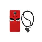 kilifland General Mobile Gm5 Plus ile Uyumlu Kılıf Resimli Desenli Silikon Boyun Askılı Red 1829