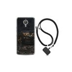 kilifland General Mobile Gm5 Plus ile Uyumlu Kılıf Silikon Desen Boyun Askılı Black Car 1768