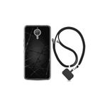 kilifland General Mobile Gm5 Plus ile Uyumlu Kılıf Silikon Desen Boyun Askılı Dikenli Tel 1779