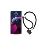 kilifland General Mobile Gm5 Plus ile Uyumlu Kılıf Silikon Desen Boyun Askılı Kartal 1622