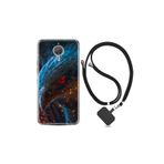 kilifland General Mobile Gm5 Plus ile Uyumlu Kılıf Silikon Desen Boyun Askılı Şahin 1756