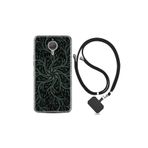 kilifland General Mobile Gm5 Plus ile Uyumlu Kılıf Silikon Desen Boyun Askılı Sarmaşıklar 1675