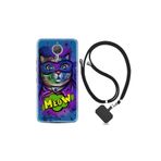 kilifland General Mobile Gm5 Plus ile Uyumlu Kılıf Silikon Desen Boyun Askılı Super Meow 1715