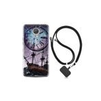 kilifland General Mobile Gm5 Plus ile Uyumlu Kılıf Silikon Desen Boyun Askılı Time 1749