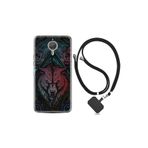 kilifland General Mobile Gm5 Plus ile Uyumlu Kılıf Silikon Desen Boyun Askılı Wolf 1658