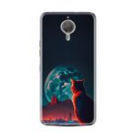 Kılıfland General Mobile GM5 Plus Kılıf, Boutique Baskılı, Dalgın Kedi Tasarımı