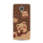 Kılıfland General Mobile GM5 Plus Kılıf, Boutique Baskılı, Resimli Bears, Kahverengi