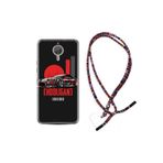kilifland General Mobile Gm5 Plus Uyumlu ile Uyumlu Kılıf Rasta Ipli Boyun Askılı Desenli Silikon Hooligan 1636