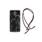 kilifland General Mobile Gm5 Plus Uyumlu ile Uyumlu Kılıf Rasta Ipli Boyun Askılı Desenli Silikon Iskelet Astronot 1613
