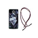 kilifland General Mobile Gm5 Plus Uyumluile Uyumlu Kılıf Rasta Ipli Boyun Askılı Desenli Silikon Dog Eyes 1761