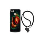 kilifland General Mobile Gm8 Go ile Uyumlu Kılıf Silikon Desen Boyun Askılı Boks Eldiveni 1763