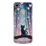 Kılıfland General Mobile GM8 GO Kılıf, Boutique Baskılı, Love Cats Tree Desenli, Renk50