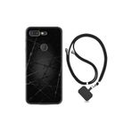kilifland General Mobile Gm9 Pro ile Uyumlu Kılıf Silikon Desen Boyun Askılı Dikenli Tel 1779