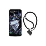 kilifland General Mobile Gm9 Pro ile Uyumlu Kılıf Silikon Desen Boyun Askılı Dog Eyes 1761