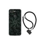 kilifland General Mobile Gm9 Pro ile Uyumlu Kılıf Silikon Desen Boyun Askılı Sarmaşıklar 1675