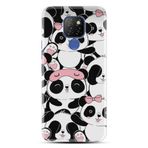 Kılıfland General Mobile GM9 Pro Kılıf, Boutique Baskılı, Uykucu Pandalar Desenli, Beyaz