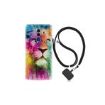 kilifland Huawei Mate 10 Pro ile Uyumlu Kılıf Desenli Silikon Boyun Askılı Colorfull Leon 2 1388