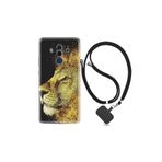 kilifland Huawei Mate 10 Pro ile Uyumlu Kılıf Desenli Silikon Boyun Askılı Leon 1323