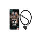 kilifland Huawei Mate 10 Pro ile Uyumlu Kılıf Desenli Silikon Boyun Askılı Leon Flowers 1333