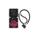 kilifland Huawei Mate 10 Pro ile Uyumlu Kılıf Desenli Silikon Boyun Askılı Space Woman 13mate10pro