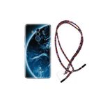 kilifland Huawei Mate 10 Pro ile Uyumlu Kılıf Rasta Ipli Boyun Askılı Desenli Silikon Blue Planet 1610