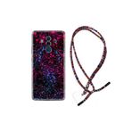 kilifland Huawei Mate 10 Pro ile Uyumlu Kılıf Rasta Ipli Boyun Askılı Desenli Silikon Boyalar 1660
