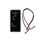 kilifland Huawei Mate 10 Pro ile Uyumlu Kılıf Rasta Ipli Boyun Askılı Desenli Silikon Gezegenler 1901