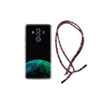 kilifland Huawei Mate 10 Pro ile Uyumlu Kılıf Rasta Ipli Boyun Askılı Desenli Silikon Green World 2 1865